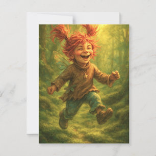 Fröhliche Elfe Postcard