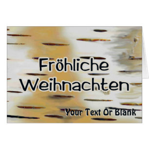 Fröhliche Weihnachten - Birchbark