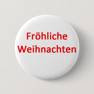 frohliche weihnachten coffee mug 2 inch round button