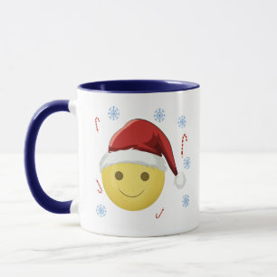 Fröhlicher Weihnachts-Smiley Mug