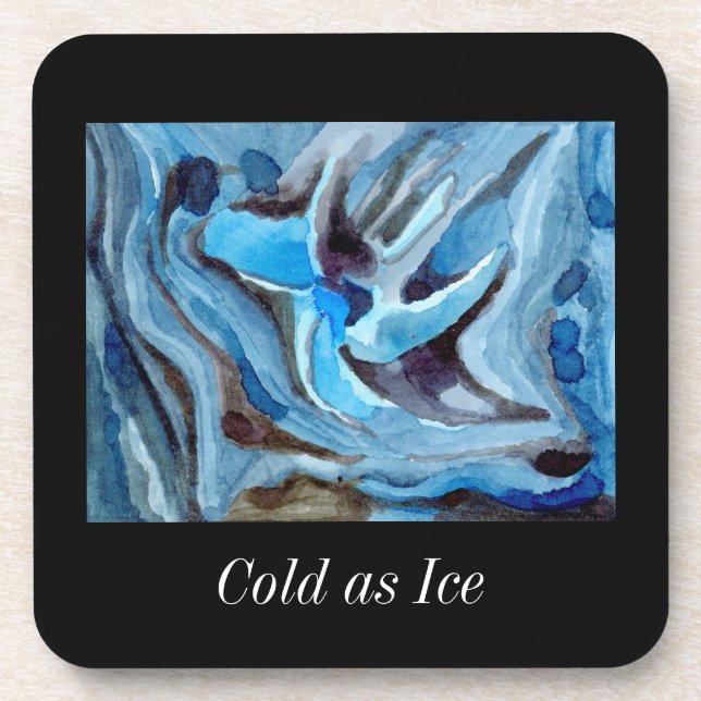 Froid comme Dessous de verre de glace (Devant)