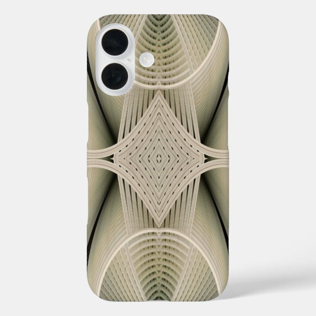 Frolic Abstract Art Deco Hourglass Case-Mate iPhone Case (Back)