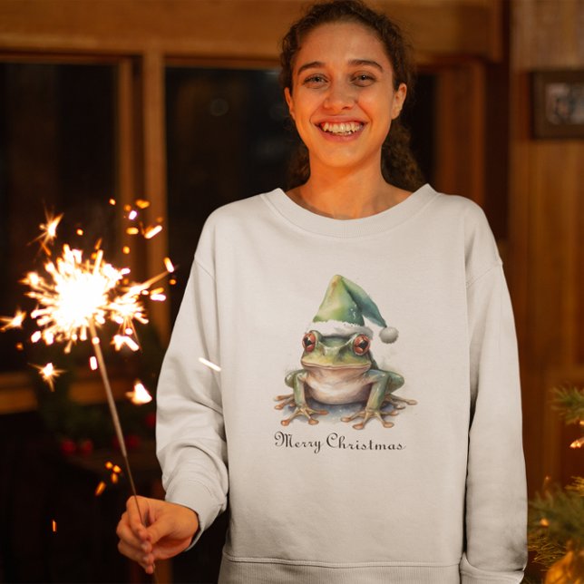 Frolic Christmas Frog, custom T-Shirt (Creator Uploaded)