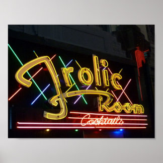 Frolic Room Cocktail Lounge Neon Sign