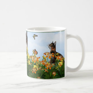 Frolicking Calico Coffee Mug