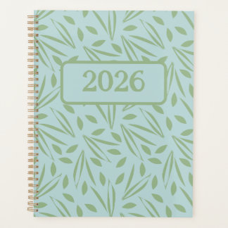Frolicking In The Foliage: Green on Light Green Planner