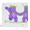 Frolicking Purple Princess Bears Custom