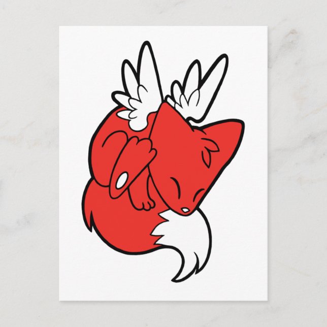 Frolicsome Flying Fox Postcard (Front)