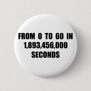 From  0 to 60 in seconds 2 inch round button