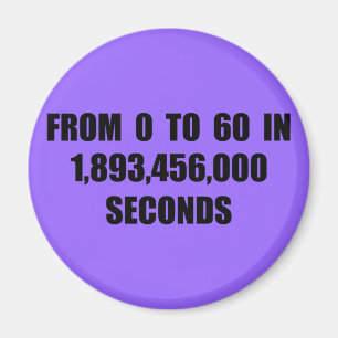 From  0 to 60 in seconds magnet