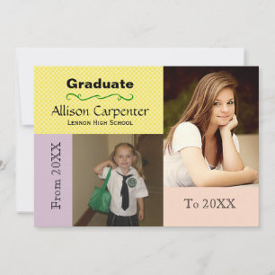From 20XX To 20XX 2 Photo - Grad Announcement