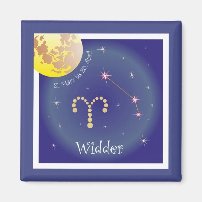 From 21 March to 20 April magnet (Front)