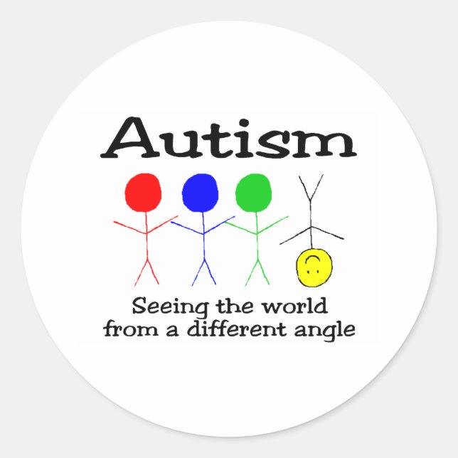 ....From A Different Angle (People) Classic Round Sticker (Front)