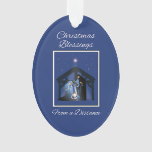 From a Distance to Yours Christmas Blessings Ornament
