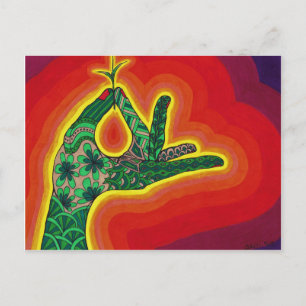 from a tiny acorn seed, a mighty oak does grow postcard