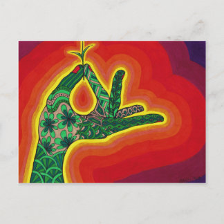 from a tiny acorn seed, a mighty oak does grow postcard