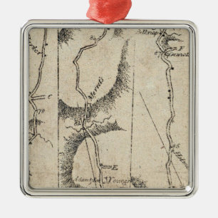 From Albany to Newborough 33 Metal Ornament