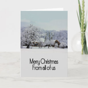 From all of us... Christmas card