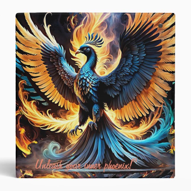 From Ashes to Empowerment: Rise with the Phoenix Binder (Back)