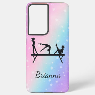 From Beam to Phone Personalized Gymnastics Samsung Galaxy Case