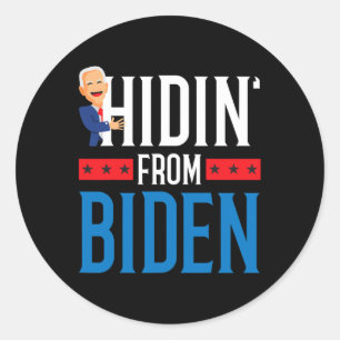 From Biden 2020 Election Donald Trump Republican Classic Round Sticker