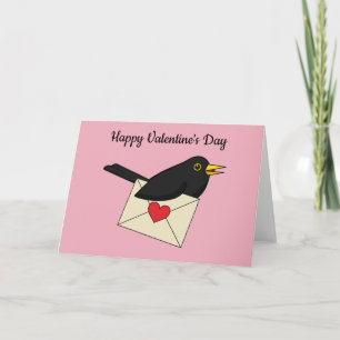 From Blackbird with Love   Add Your Text  Card