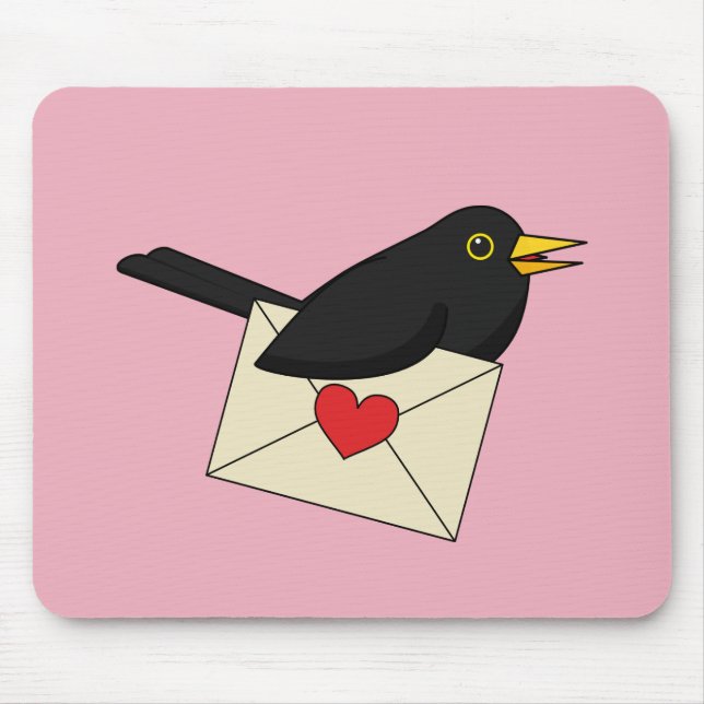 From Blackbird with Love Mouse Pad (Front)