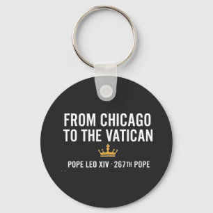 From Chicago To The Vatican Pope Leo 267th Keychain
