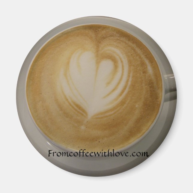 From Coffee With Love Magnet  - Customized (Front)