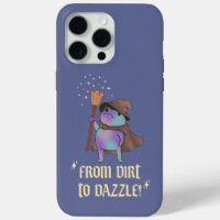 From Dirt to Dazzle Funny Wizard Frog Witch Hat