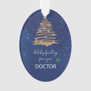 FROM Doctor Christmas Tree Customizable Name Ornament