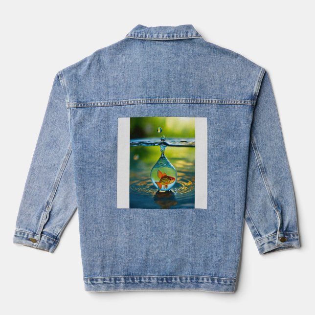 From Drop to Life: The Birth of a Fish Denim Jacket (Back)