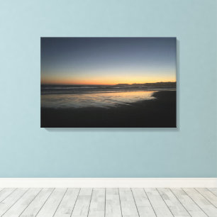 From Dusk Till Twilight At The Beach Photo Image  Canvas Print