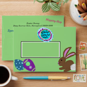 From Easter Bunny Decorated Eggs   Envelope
