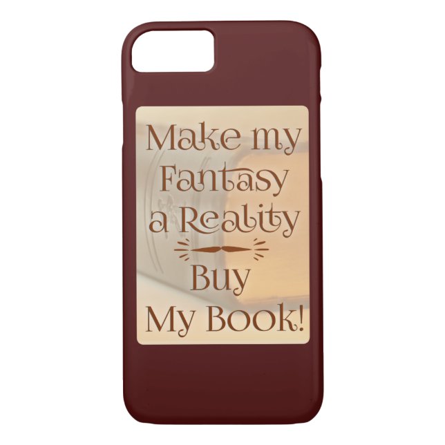From Fantasy to Reality Author Quote Case-Mate iPhone Case (Back)