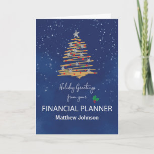 From Financial Planner Christmas Tree Custom Name Card