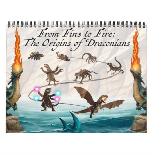 From Fins to Fire: The Origins of Draconians Calendar