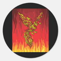 From Fire And Flames Phoenix Bird