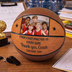 From First Practice to Every Game Thank You Coach  Basketball