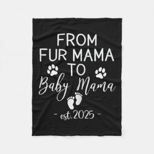From Fur Mama To Ba Fleece Blanket