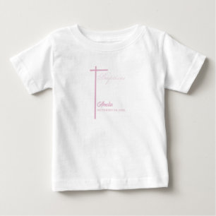 From Godmother on Baptism of Girl Personalized Baby T-Shirt