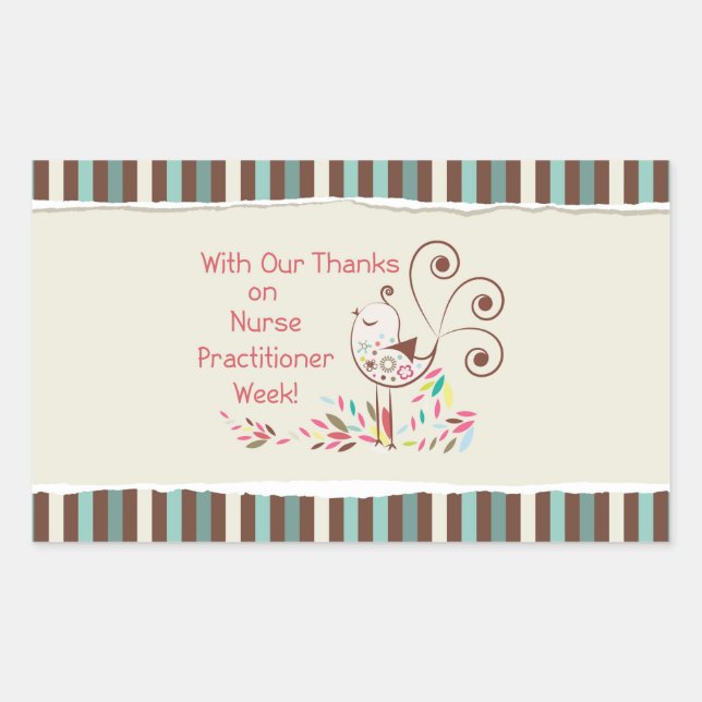 From Group, Happy Nurse Practitioner Week Sticker (Front)