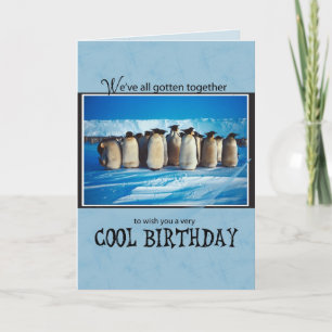 From Group Penguin Birthday, All of Us Card