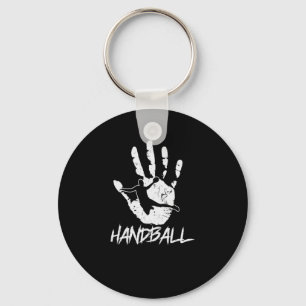 from hand to ball keychain