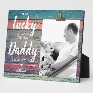 From Kids to Dad Birthday Fathers Day Photo Plaque