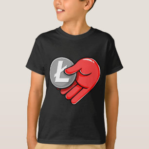 From Litecoin With Love The Heart Shape Litecoin T-Shirt