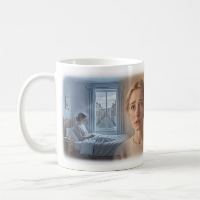 From Lonely Mornings to Love's Warm Light MugFrom  Coffee Mug (Left)