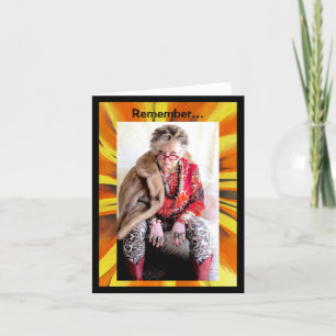 From Lost Sock to Plastic Lid Greeting Card