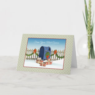 From Mail Carrier Season's Greetings Card