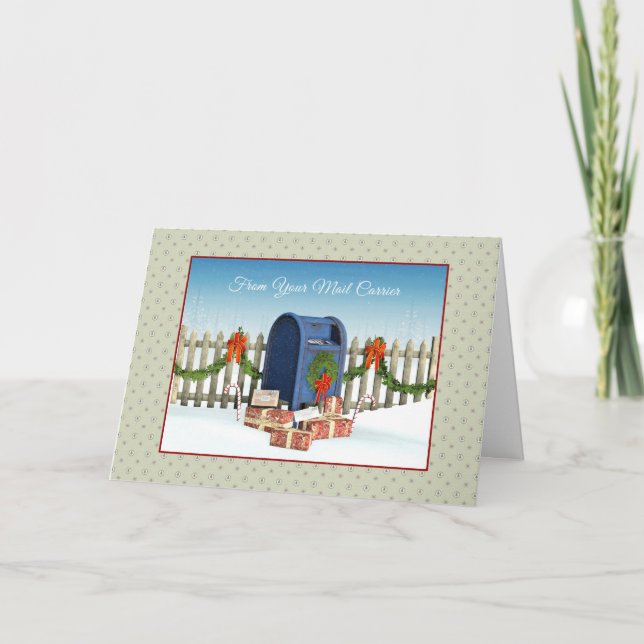 From Mail Carrier Season's Greetings Card (Front)